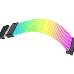 Cable Extensión  Lian Li Strimer Wireless ARGB PW24-1W 24 Pines Para Placa Base Blanco