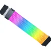 Cable Extensión  Lian Li Strimer Wireless ARGB PW24-1W-T  24 Pines Para Placa Base Blanco + Controlador