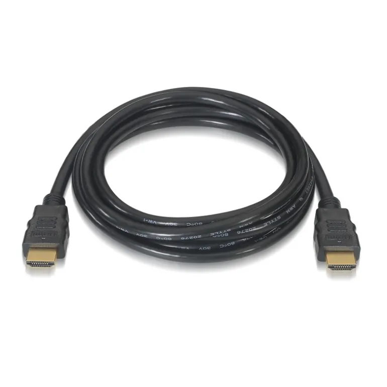 Cable HDMI Nano Cable HDMI V2.0 / HEC 4K@60Hz 18Gbps A/M-A/M Negro 0.5m