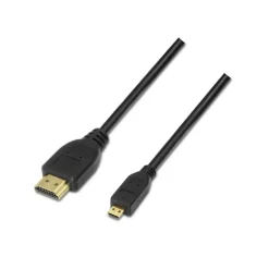 Cable HDMI Nano Cable Micro HDMI Alta Velocidad / HEC A/M-D/M Negro 1.8m