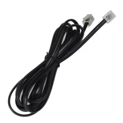 Cable Iggual RJ-11 2m Negro Para Cajón Iron