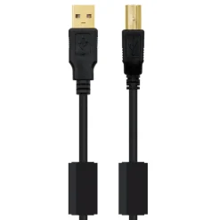 Cable Nano Cable USB 2.0 Impresora 2M Negro