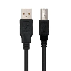 Cable Nano Cable USB 2.0 Impresora Tipo AM-BM 1M Negro