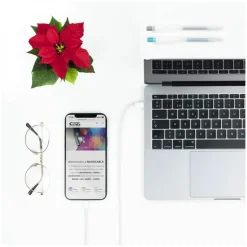 Cable Nanocable Lightning-M a USB-C 0.5m