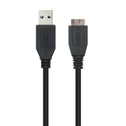 Cable Nanocable USB 3.0 A-M a Micro USB B-M 1.0m Negro