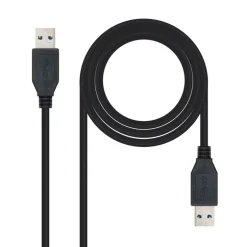 Cable  Nanocable USB 3.0 A-M A-M 1.0m Negro