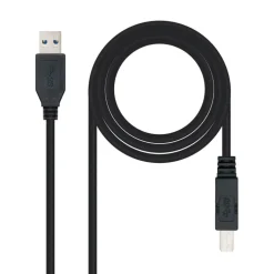 Cable Nanocable USB 3.0 A-M a B-M 2.0m Negro