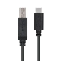 Cable Nanocable USB 2.0 Impresora Tipo USB C M-BM 1M Negro