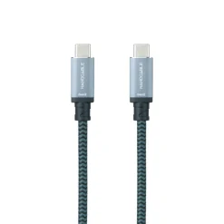Cable Nanocable USB 3.2 4K 60Hz 5A C a USB-C 1.5m Gris