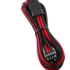 Cable PSU CableMod ModMesh Pro PCIe 8 Pines 0.45m Negro Rojo