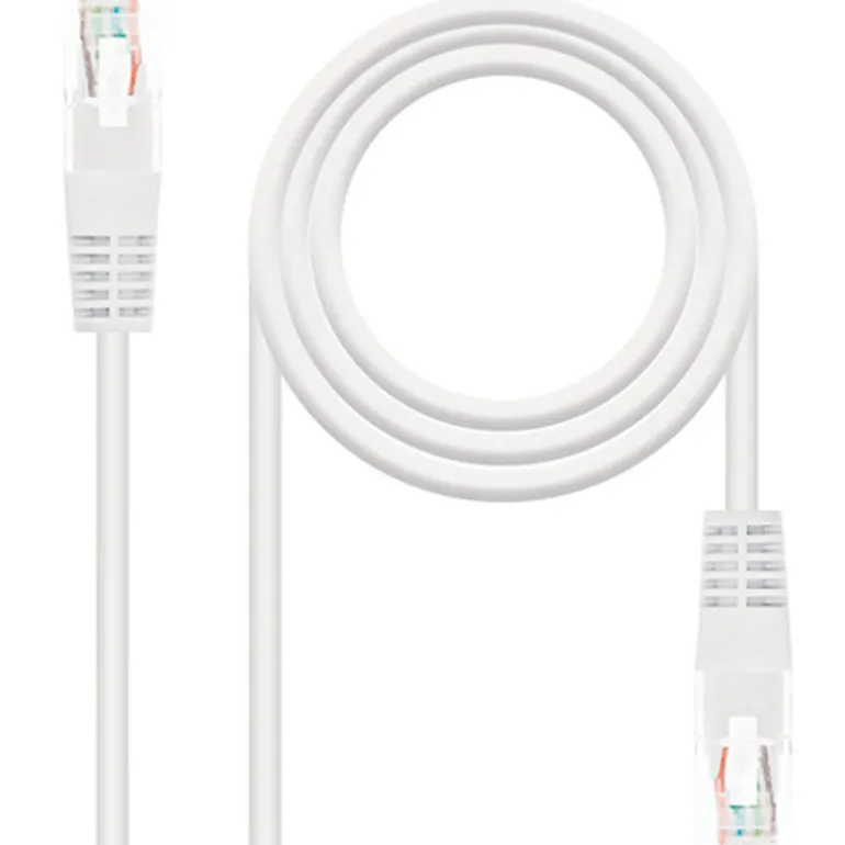 Cable Red Nanocable Cat.6 UTP 25cm Blanco