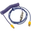 Cable Teclado Ducky Cable Espiral Azul/Morado