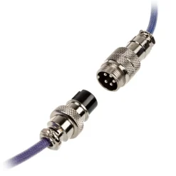 Cable Teclado Ducky Cable Espiral Azul/Morado