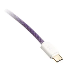 Cable Teclado Ducky Cable Espiral Morado/Blanco