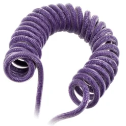 Cable Teclado Ducky Cable Espiral Morado/Blanco