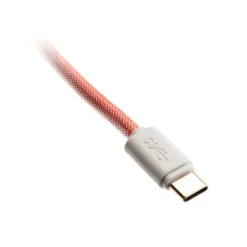 Cable Teclado Ducky Cable Espiral Verde/Rojo