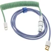 Cable Teclado Ducky Cable Espiral Verde/Azul