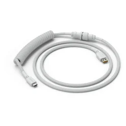 Cable Teclado Glorious PC Gaming Race Cable Espiral Ghost White