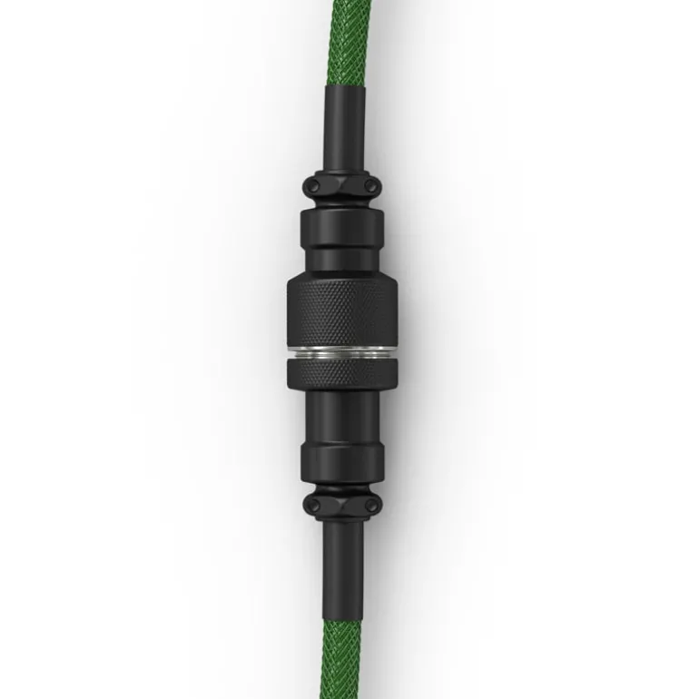 Cable Teclado Glorious PC Gaming Race Cable Espiral Verde