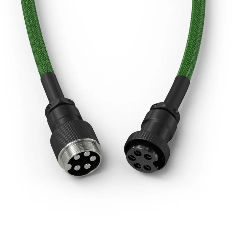 Cable Teclado Glorious PC Gaming Race Cable Espiral Verde
