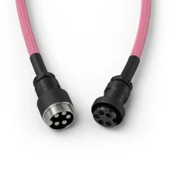Cable Teclado Glorious PC Gaming Race Cable Espiral Rosa