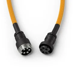 Cable Teclado Glorious PC Gaming Race Cable Espiral Dorado