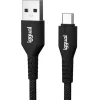 Cable USB iggual Tipo A A Tipo C 3A 180cm Trenzado