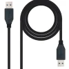 Cable USB Nano Cable 3.0 Macho/Macho 2m Negro
