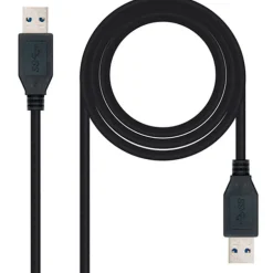 Cable USB Nano Cable 3.0 Macho/Macho 2m Negro