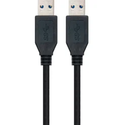 Cable USB Nano Cable 3.0 Macho/Macho 2m Negro