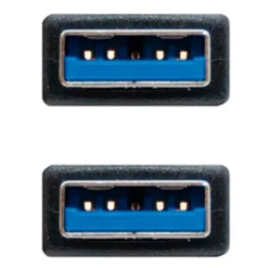 Cable USB Nano Cable 3.0 Macho/Macho 2m Negro