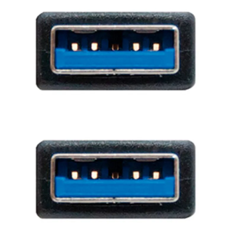 Cable USB Nano Cable 3.0 Macho/Macho 2m Negro