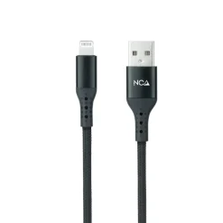 Cable USB Nanocable Lightining-USB A-M 1M Negro