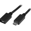 Cable USB Startech Micro USB de Extensión Macho a Hembra 50cm