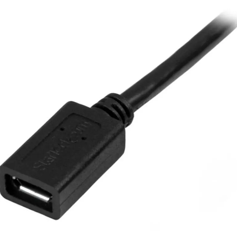 Cable USB Startech Micro USB de Extensión Macho a Hembra 50cm