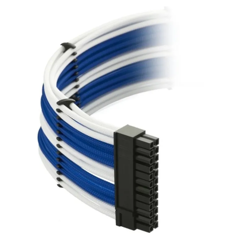 CableMod Classic ModMesh RT-Series Asus / Seasonic Blanco/Azul - Kit Cables