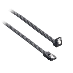 CableMod ModMesh Right Angle SATA 3 60cm Carbón- Cable SATA