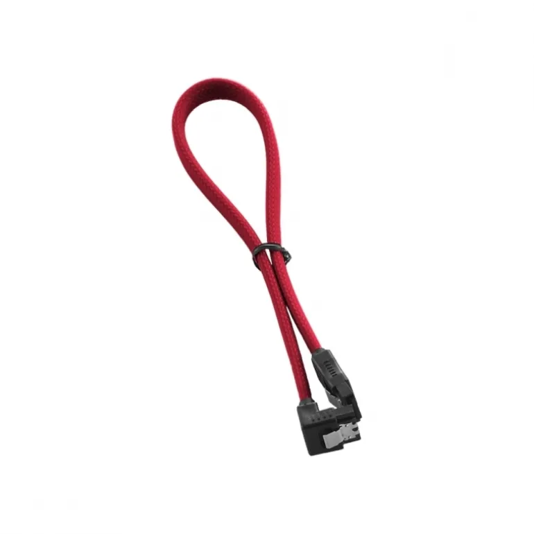 CableMod ModMesh Right Angle SATA 3 30cm Rojo - Cable SATA
