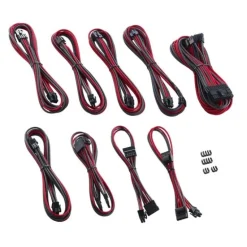 CableMod PRO ModMesh C-Series AXi/HXi/RM Carbón/Rojo - Kit Cables