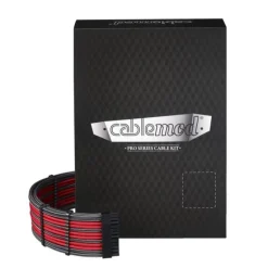 CableMod PRO ModMesh C-Series AXi/HXi/RM Carbón/Rojo - Kit Cables