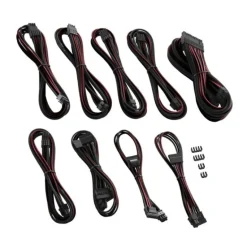 CableMod PRO ModMesh C-Series AXi/HXi/RM Negro/Rojo Sangre - Kit Cables