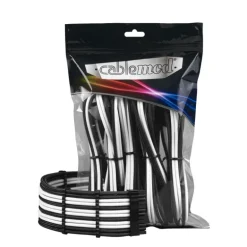 CableMod PRO ModMesh Extensión Negro/Blanco - Kit Cables