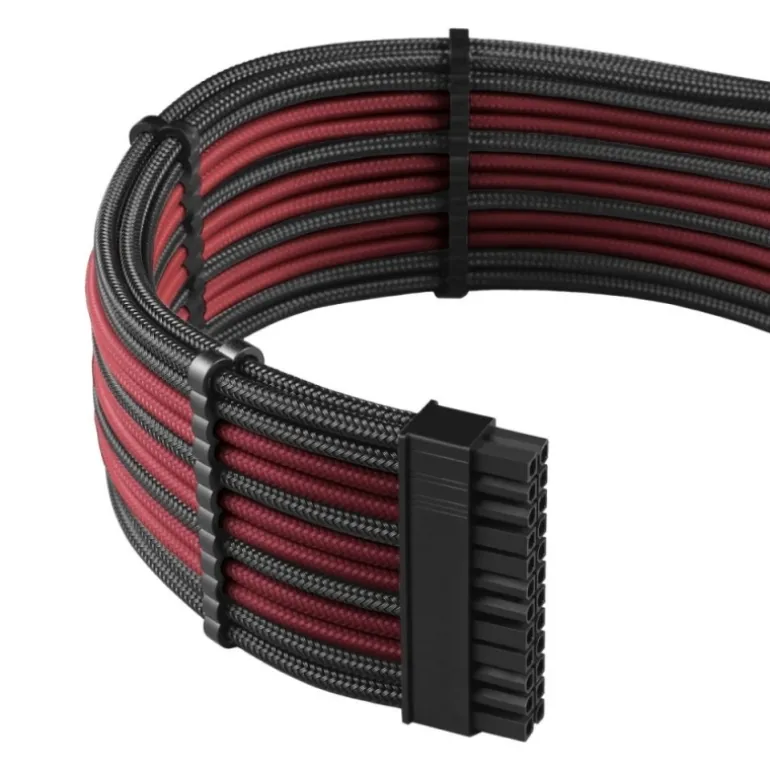 CableMod PRO ModMesh Extensión Negro/Rojo Sangre - Kit Cables