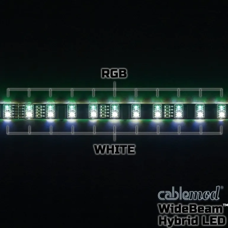 CableMod WideBeam Hybrid 30cm RGB/W - Tira LED