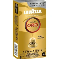 Caja 10 Cápsulas Lavazza Qualitá Oro