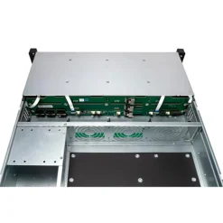 Caja Rack UNYKach HSW6212 Hot Swap 19" 2U 12 Bahías Plata