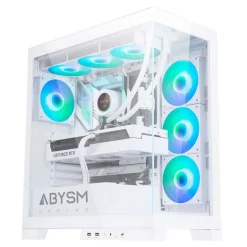 Caja/Torre Abysm Danube Sava H500 Blanco