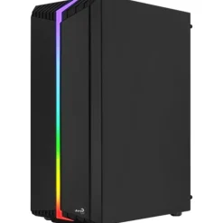 Caja/Torre Aerocool Bionic V2 RGB Cristal Templado Negro