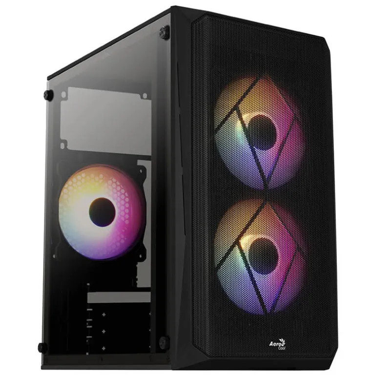 Caja/Torre Aerocool CS 107 V2 RGB Negro