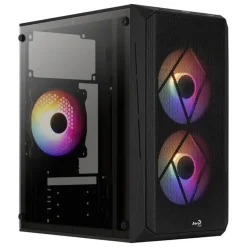 Caja/Torre Aerocool CS 107 V2 RGB Negro